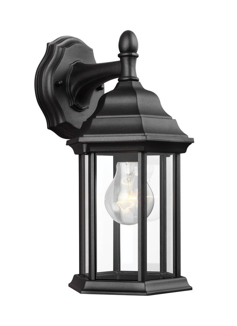 Sea Gull Sevier 13" Outdoor Wall Light in Black