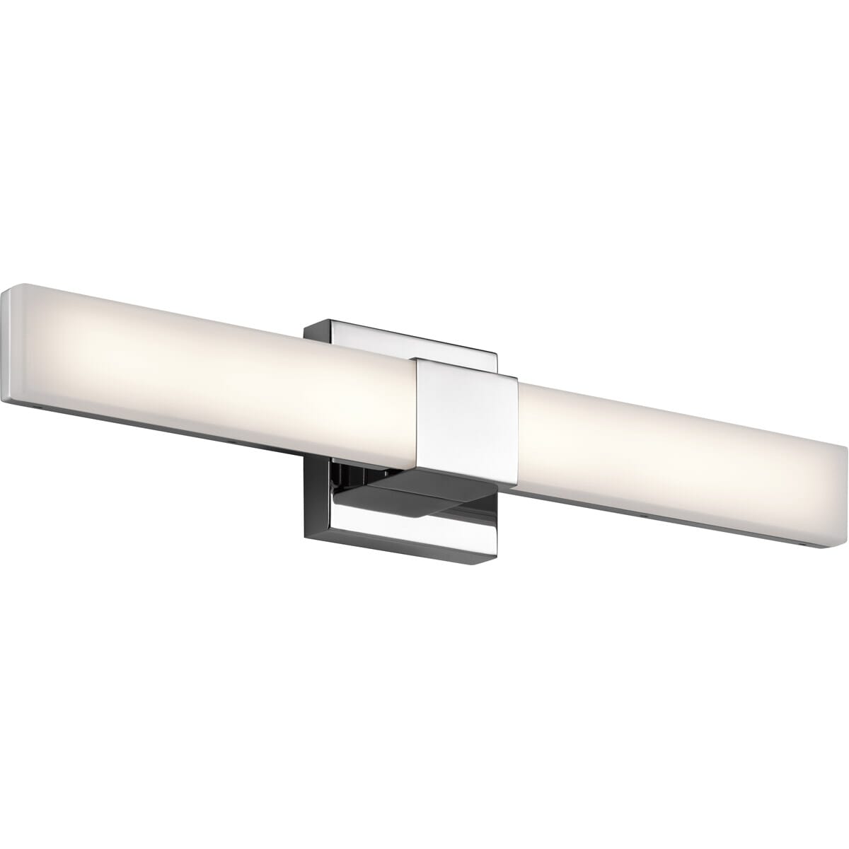 Elan Neltev 24" LED White Acrylic Bathroom Vanity Light in Chrome