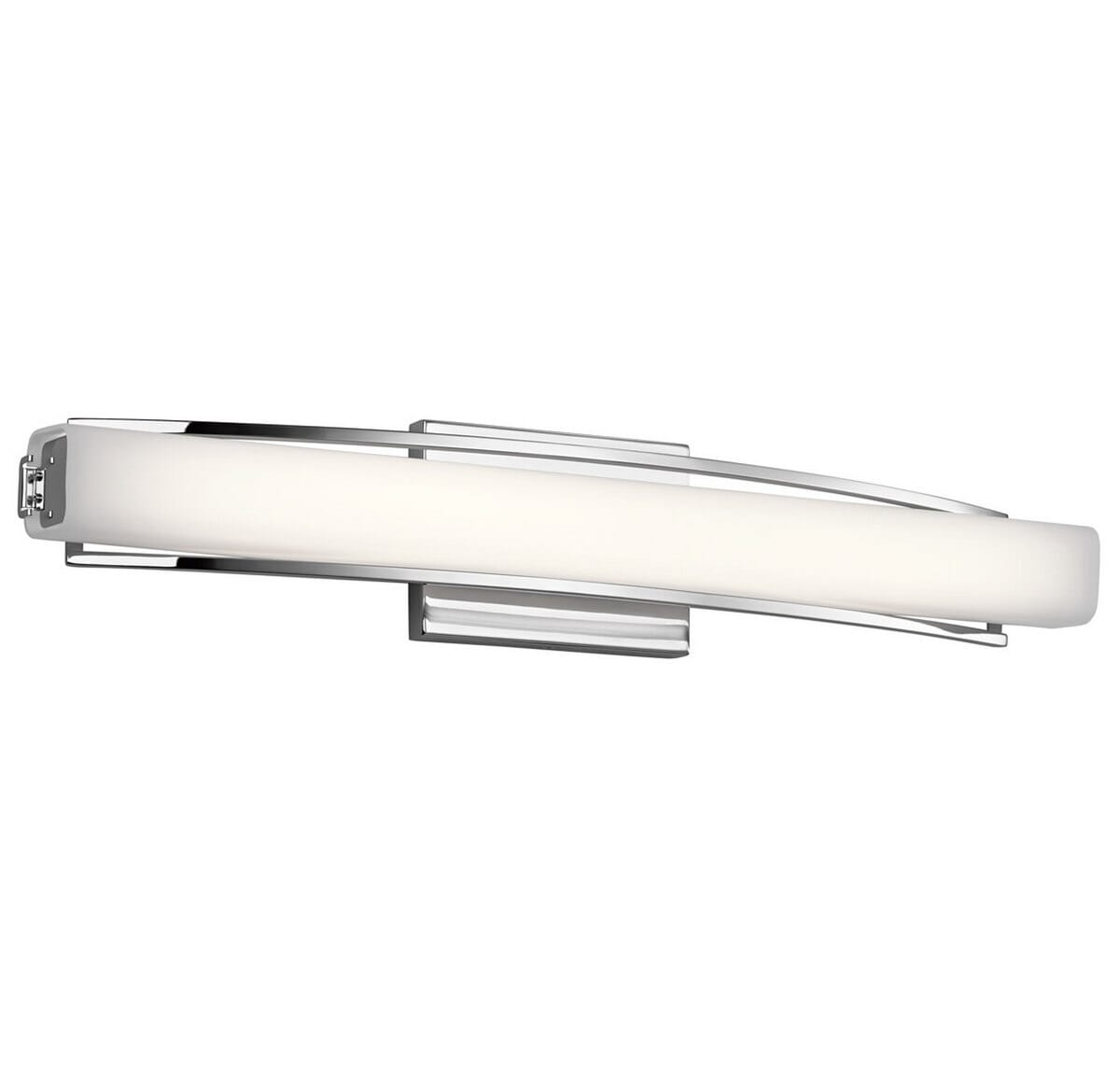 Elan Rowan 25.25" LED Bathroom Vanity Light in Chrome