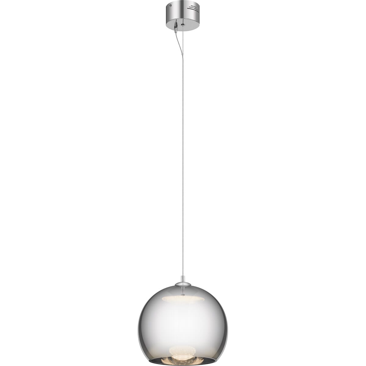 Elan Rendo 11.75" LED Mini Pendant in Chrome