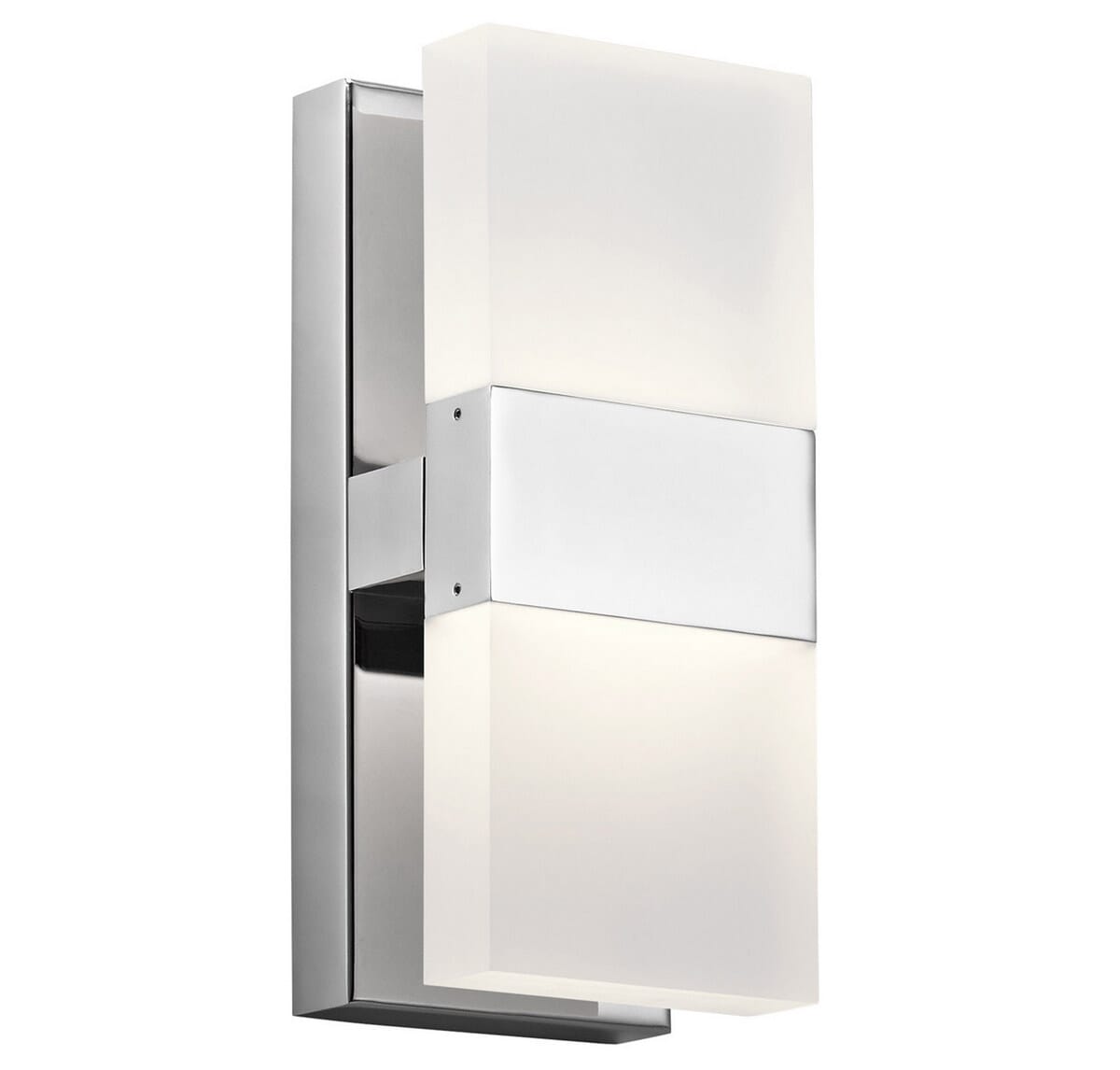 Elan Haiden 11.25" 2-Light LED Wall Sconce in Chrome