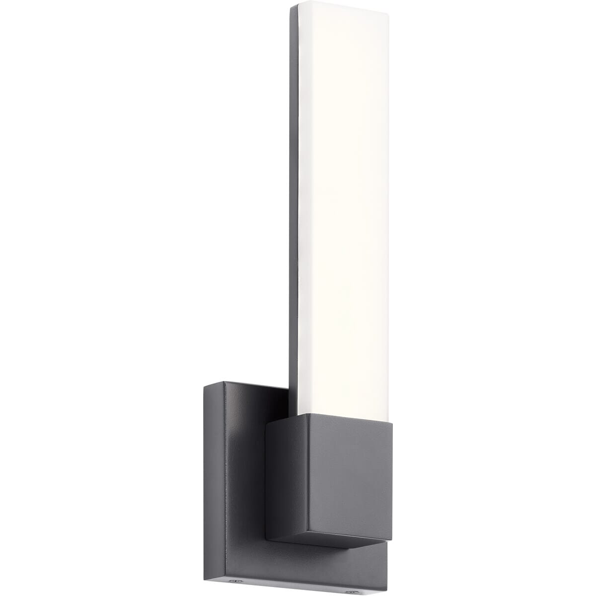 Elan Neltev 14.5" 2-Light LED White Acrylic Wall Sconce in Bronze