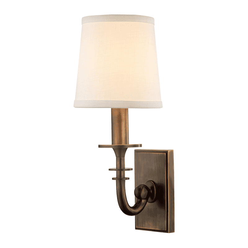 Hudson Valley Carroll 13" Wall Sconce in Distressed Bronze