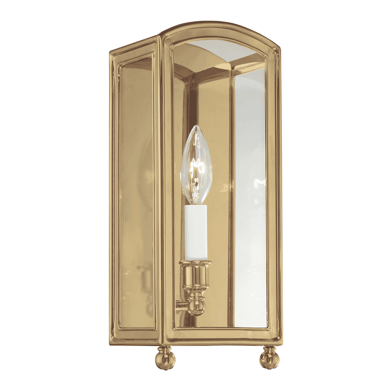 Hudson Valley Millbrook 13" Wall Sconce in Aged Brass