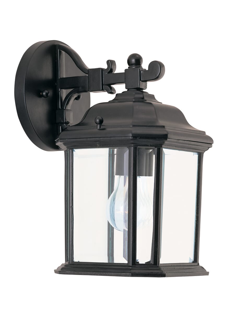 Sea Gull Kent Outdoor Wall Light in Black