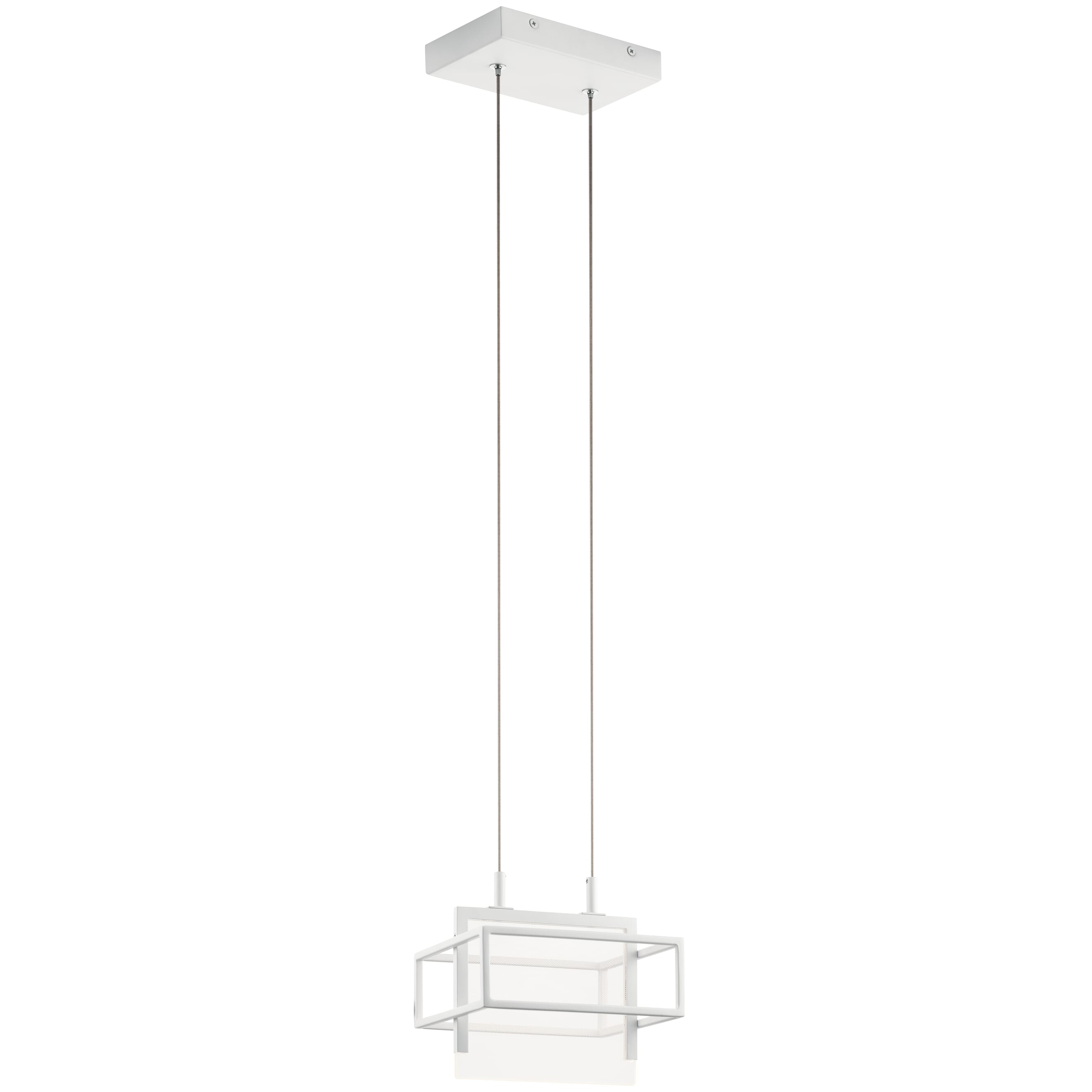 Elan Vega 20-Light 8" Pendant Light in White