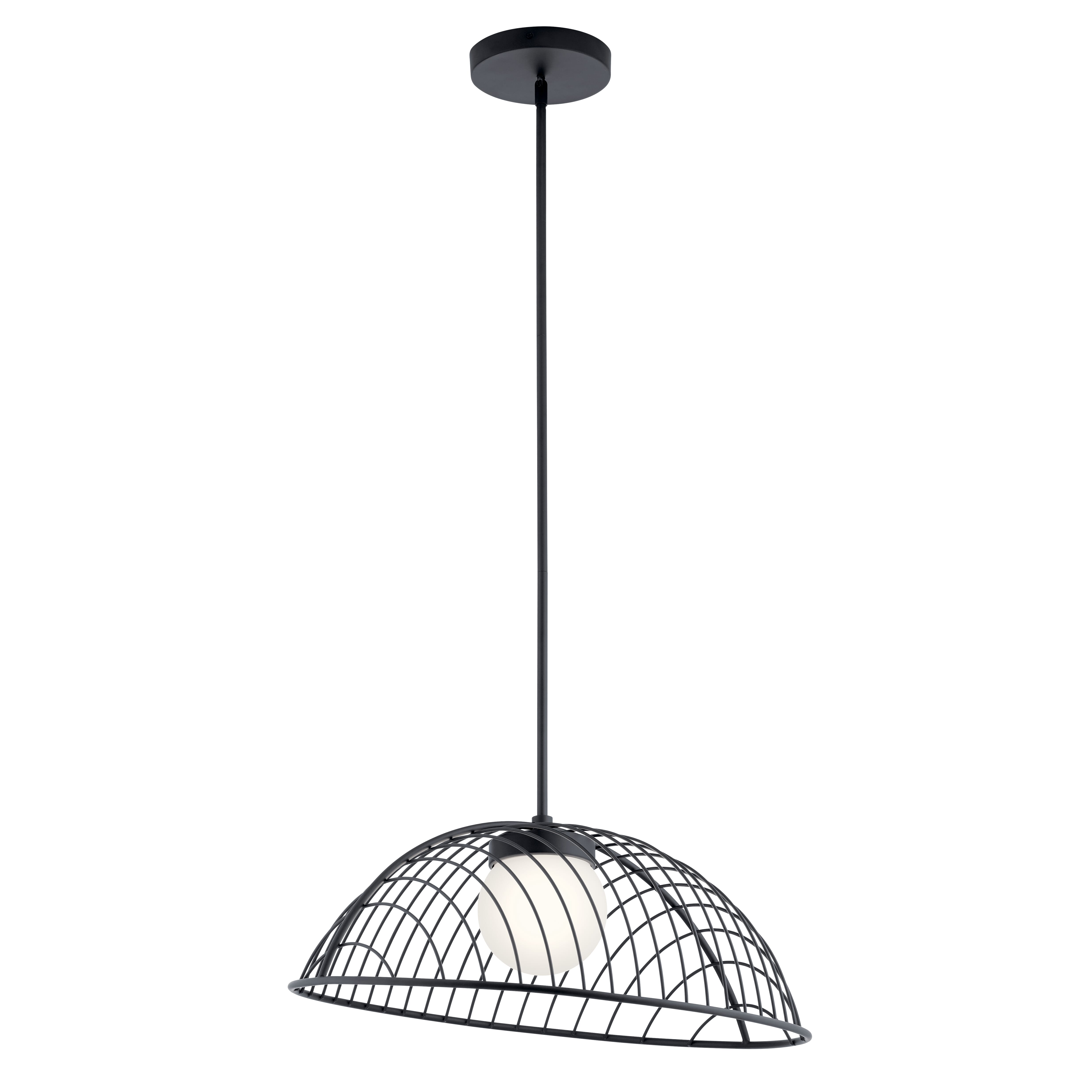 Elan 24" Pendant Light in Matte Black