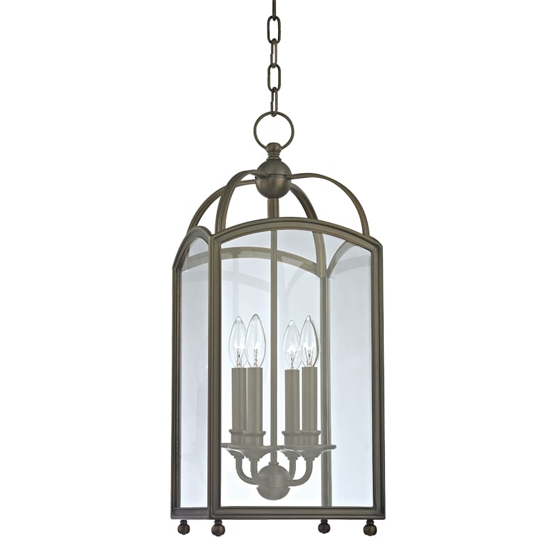 Hudson Valley Millbrook 4-Light 25" Pendant Light in Distressed Bronze