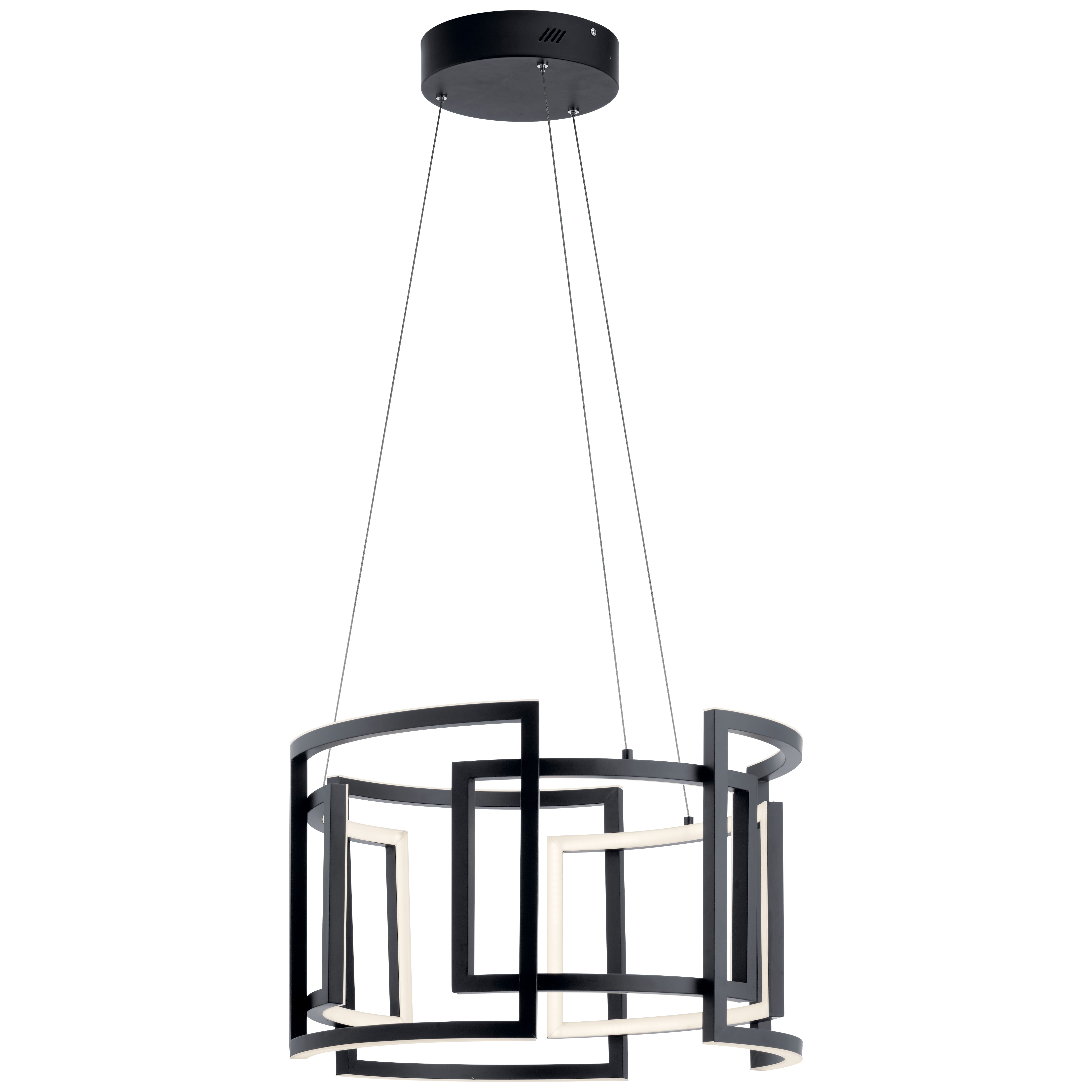 Elan Modern 9-Light Pendant Light in Black