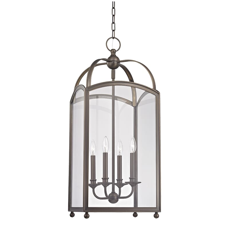 Hudson Valley Millbrook 4-Light Chandelier in Distressed Bronze