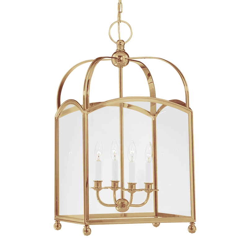 Hudson Valley Millbrook 4-Light 30" Pendant Light in Aged Brass