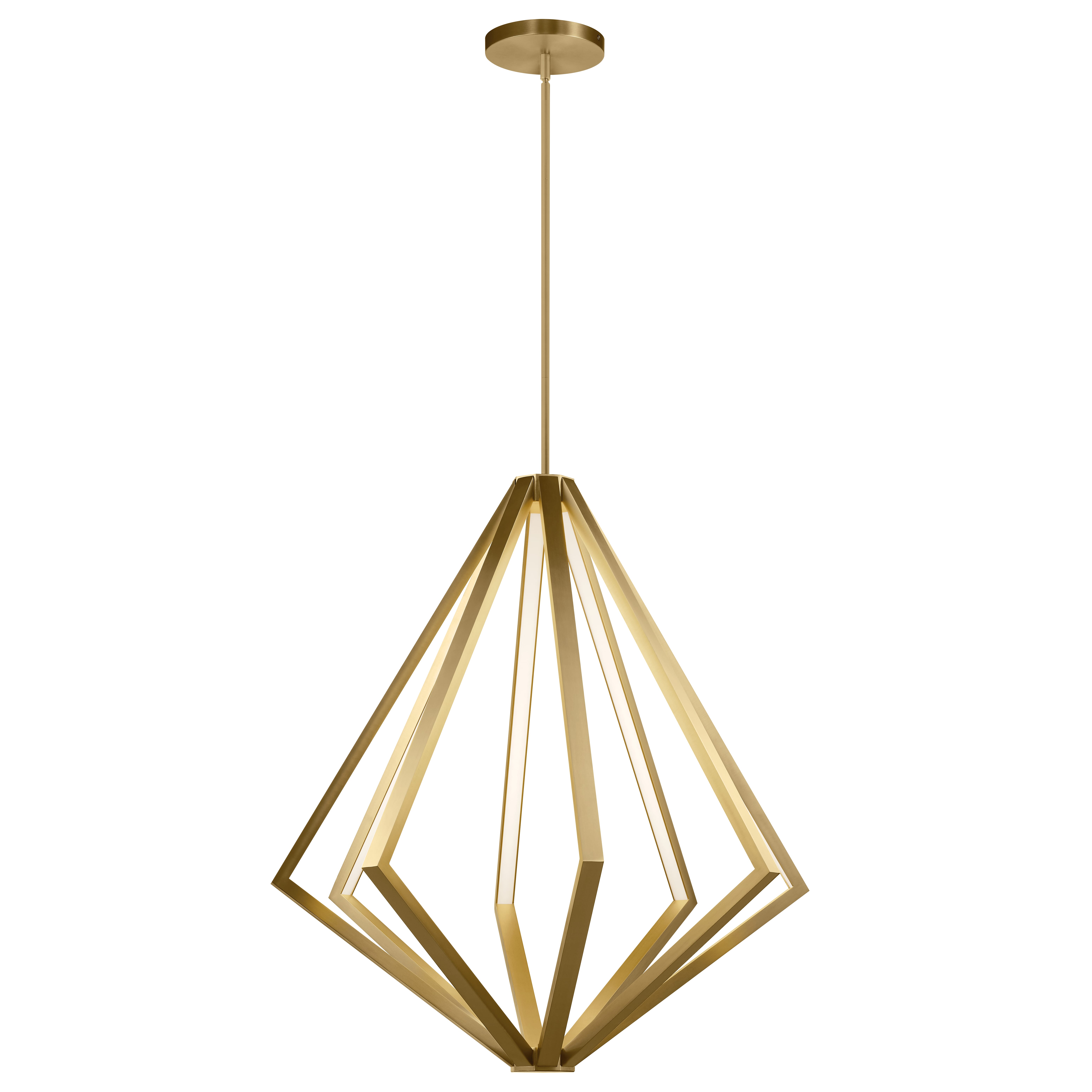 Elan 8-Light 32" Modern Chandelier in Champagne Gold