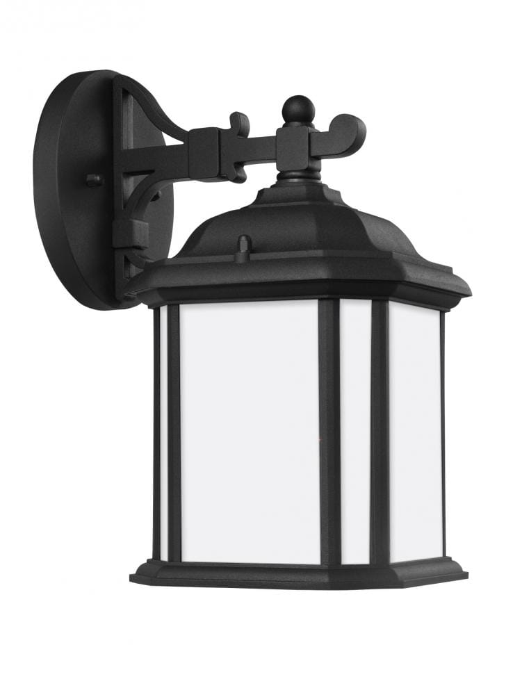 Sea Gull Kent 12" Outdoor Wall Light in Black