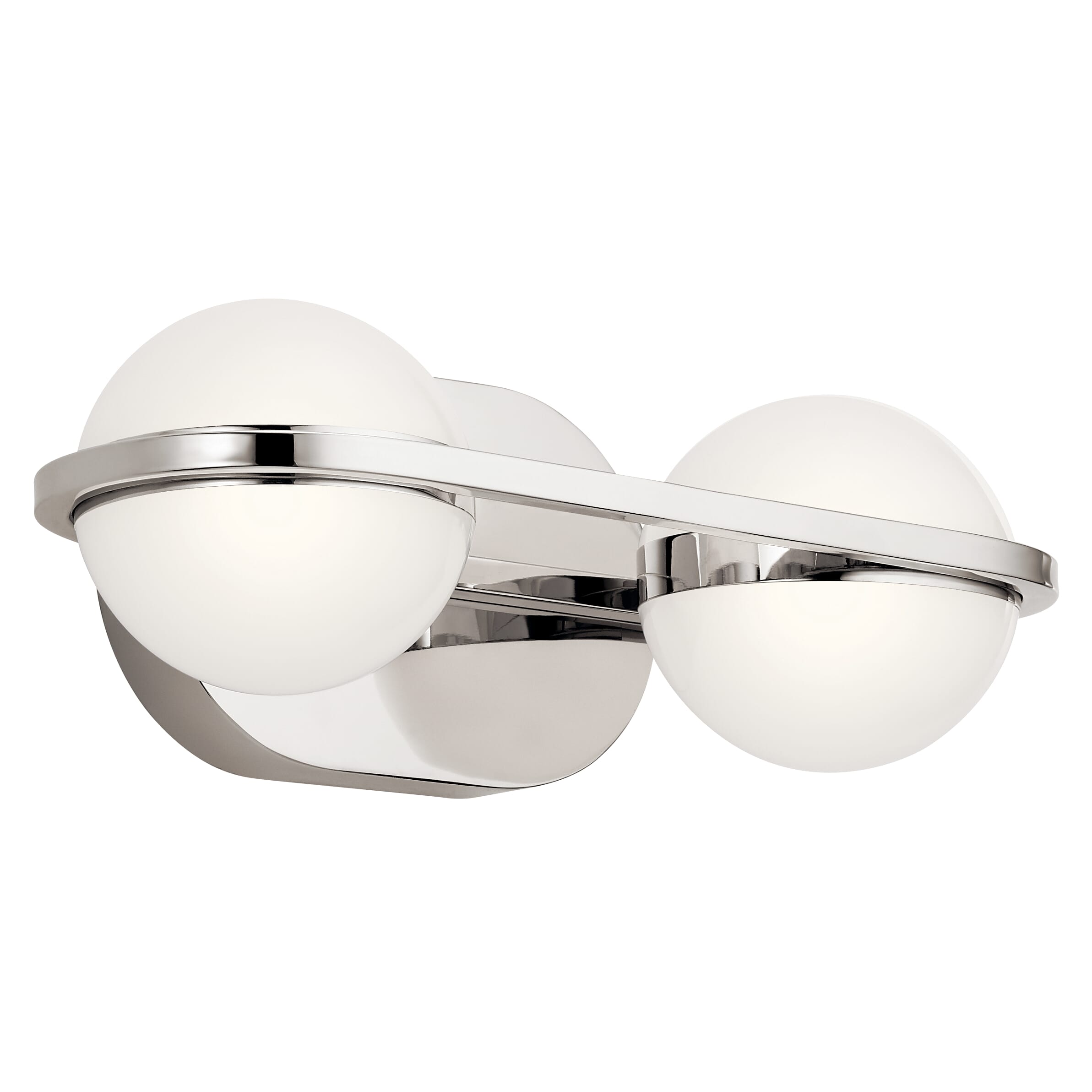 Elan 2-Light 14" Bathroom Vanity Light in Polished Nickel