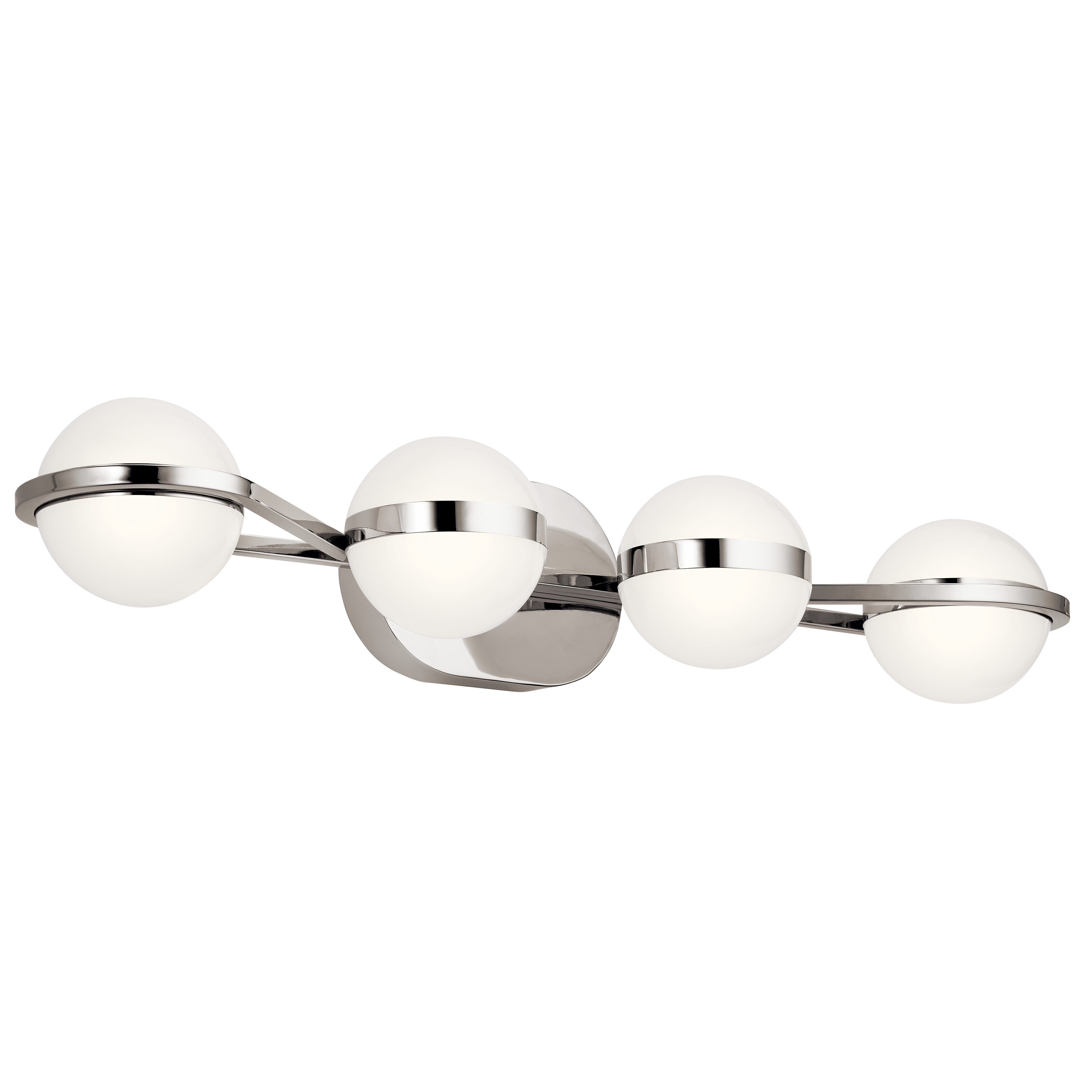 Elan 4-Light 30" Bathroom Vanity Light in Polished Nickel