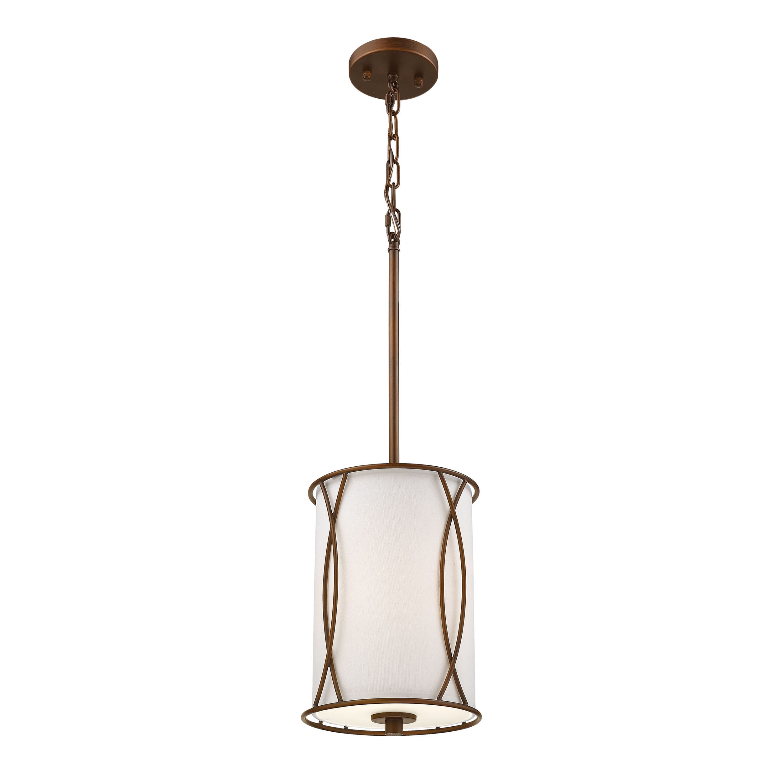 Millennium Lighting 1-Light Mini-Pendant in Rubbed Bronze