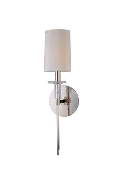 Hudson Valley Amherst 19" Wall Sconce in Polished Nickel