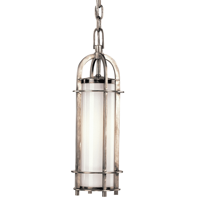 Hudson Valley Portland 19" Pendant Light in Historical Nickel