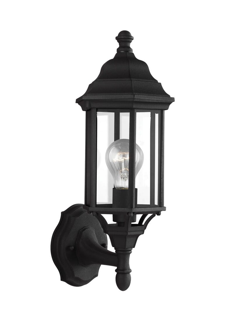 Sea Gull Sevier 16" Outdoor Wall Light in Black