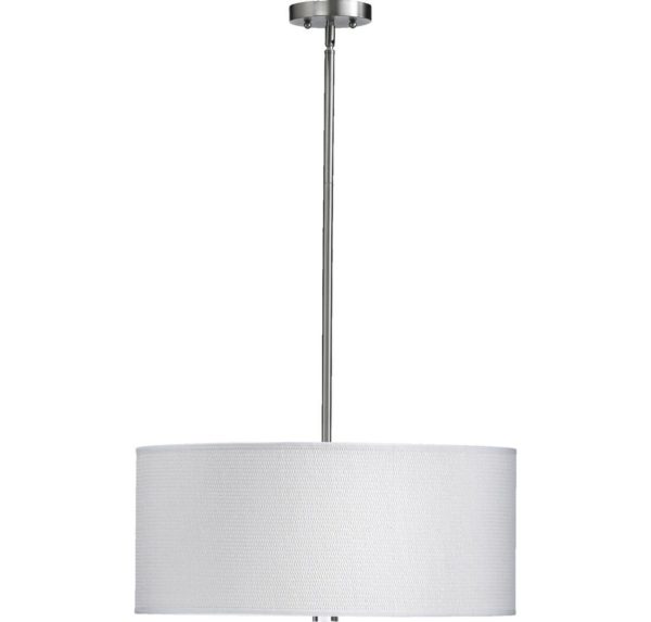 Quorum Copeland 3-Light 23" Pendant Light in Satin Nickel