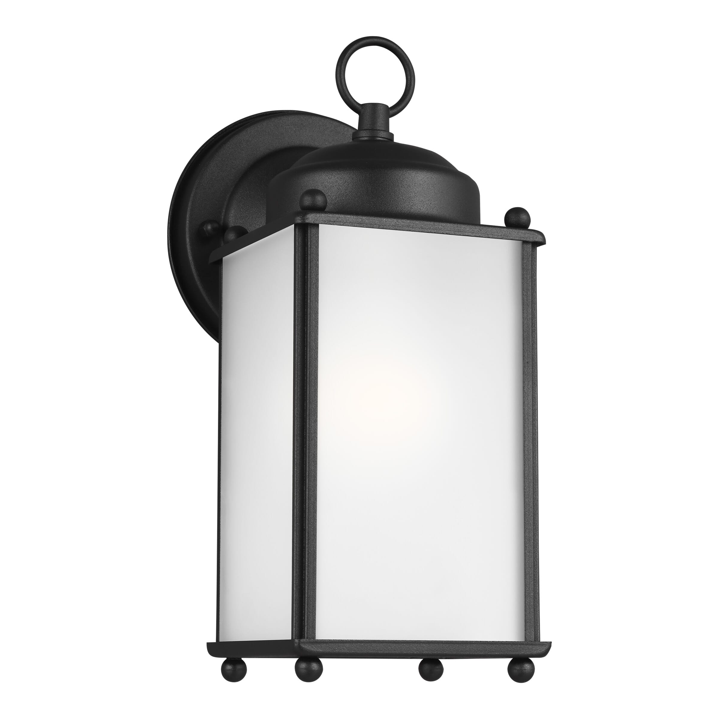 Sea Gull New Castle Outdoor Wall Light in Black