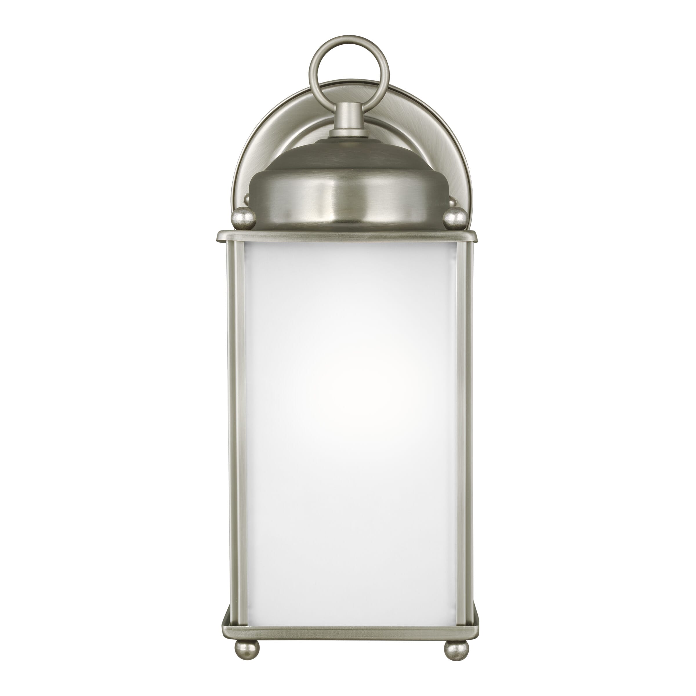 Sea Gull New Castle Outdoor Wall Light in Antique Brushed Nickel