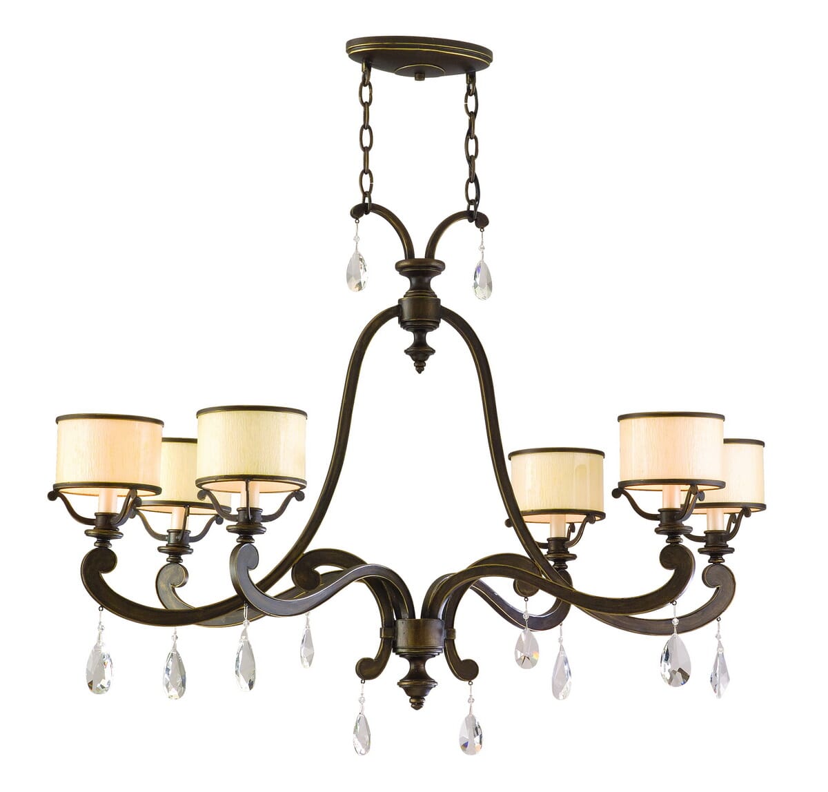 Corbett Lighting Roma Classic Bronze 6-Lt Island