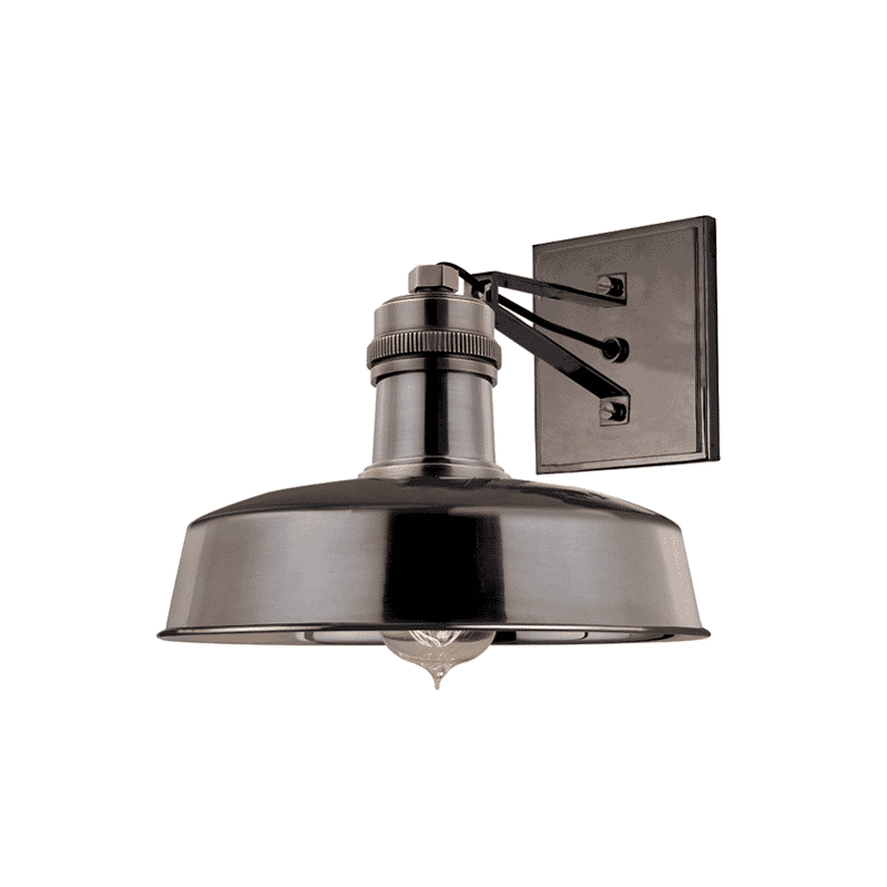 Hudson Valley Hudson Falls 9" Wall Sconce in Distressed Bronze