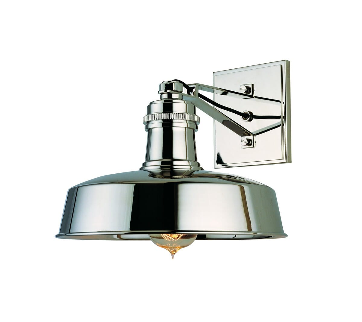 Hudson Valley Hudson Falls 9" Wall Sconce in Polished Nickel