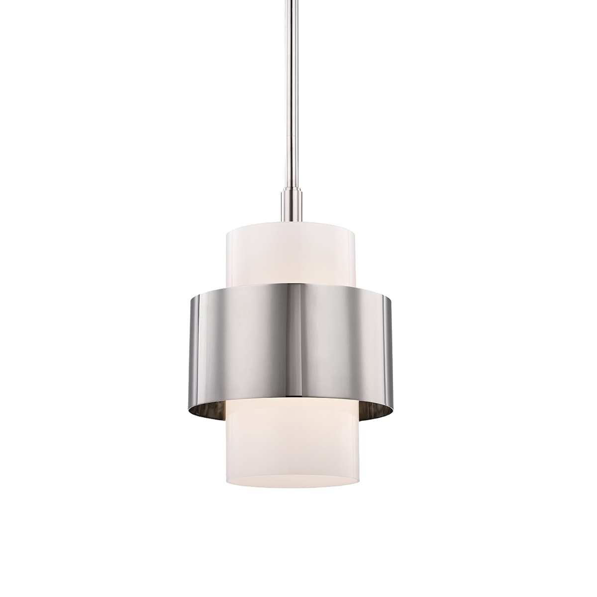 Hudson Valley Corinth Mini Pendant in Polished Nickel