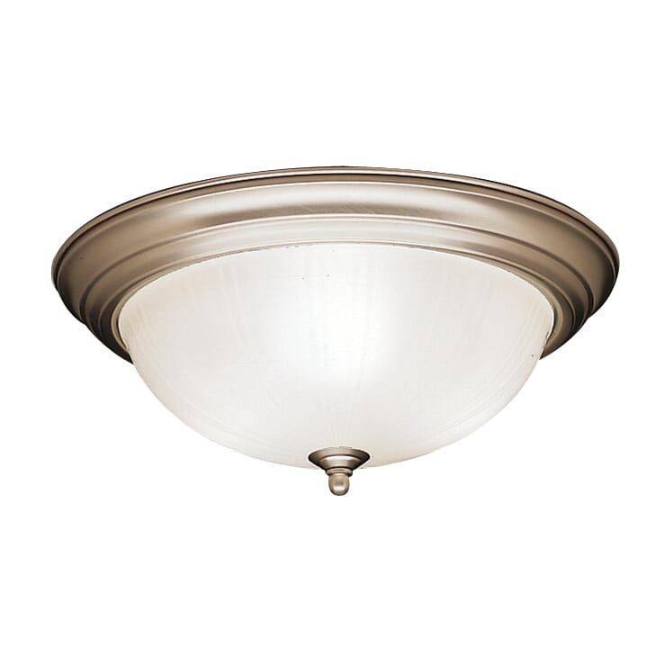 Kichler 3-Light Flush Mount in Brushed Nickel