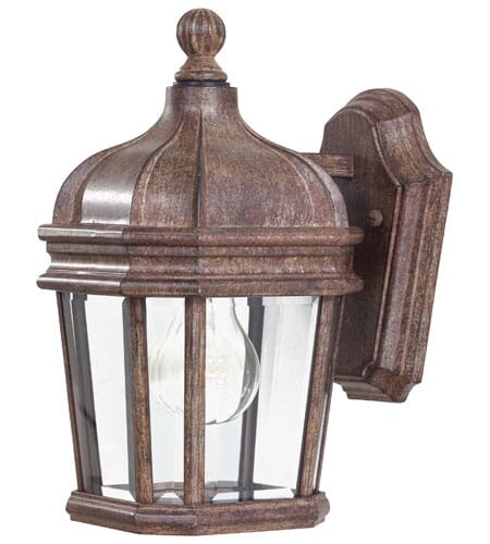 The Great Outdoors Harrison 12" Outdoor Wall Light in Vintage Rust