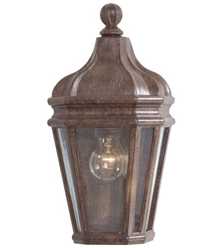 The Great Outdoors Harrison 15" Outdoor Wall Light in Vintage Rust