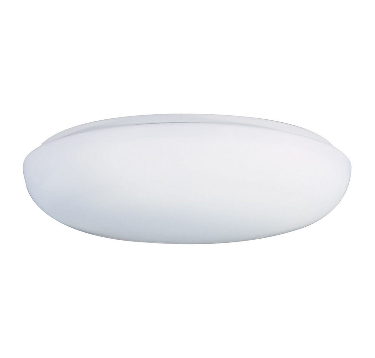 Maxim Low Profile EE 14" White Acrylic Fluorescent Flush Ceiling Light in White