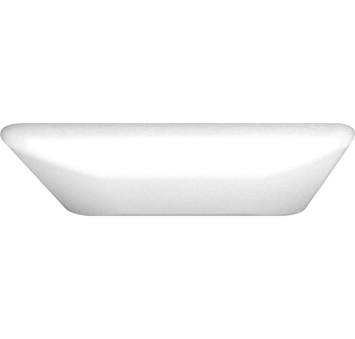 Maxim Low Profile EE 14.5" 2-Light White Acrylic Flush Mount in White