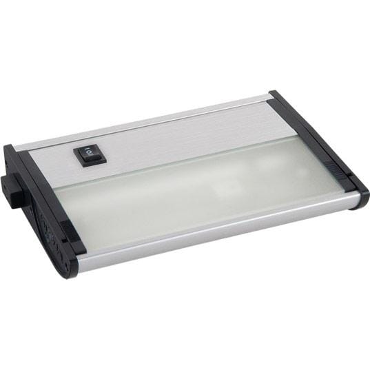 Maxim Lighting CounterMax MX-X12-LX 1-Light 1-Light Under Cabinet Kit in Brushed Aluminum