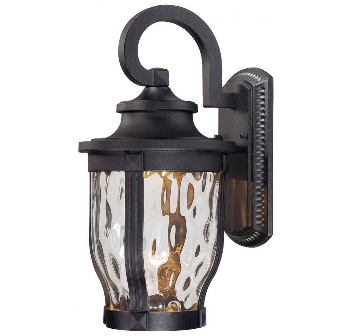 The Great Outdoors Merrimackâ¢ Led 16" Outdoor Wall Light in Black