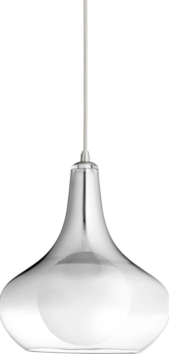 Quorum Transitional 11" Pendant Light in Satin Nickel