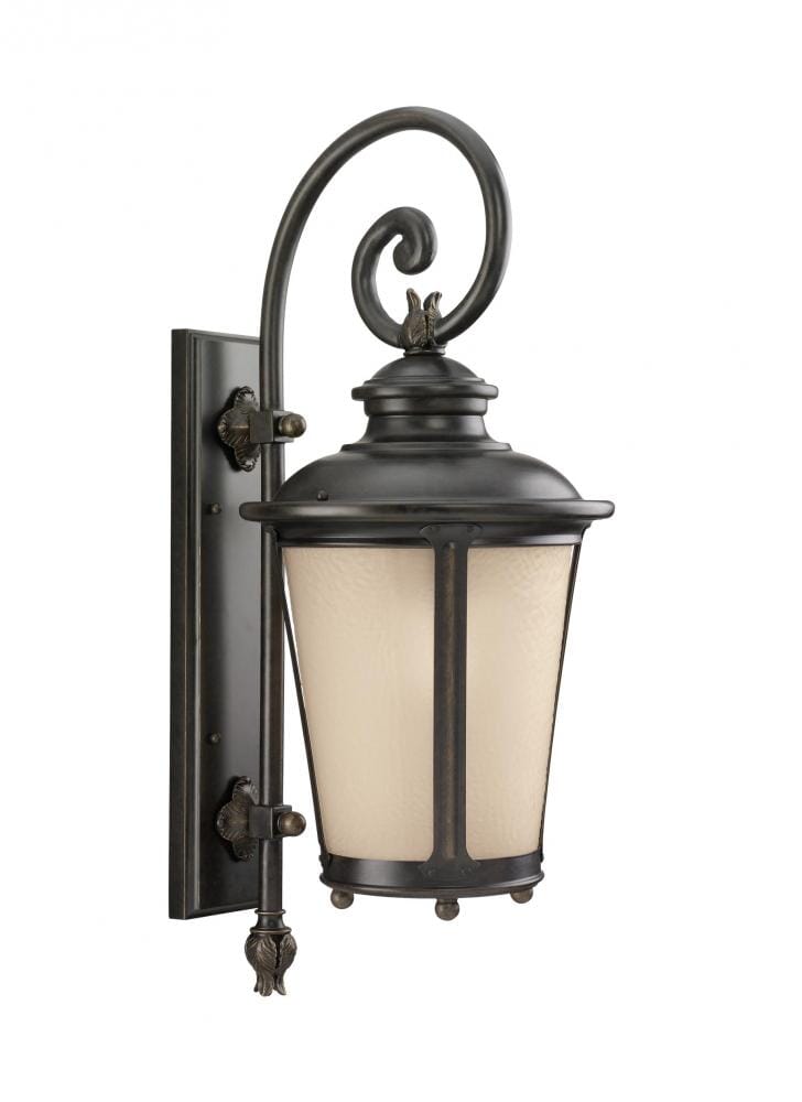 Sea Gull Cape May 26" Outdoor Wall Light in Burled Iron