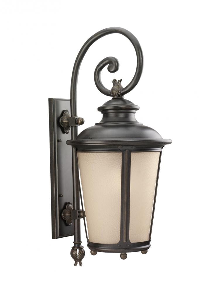 Sea Gull Cape May 30" Outdoor Wall Light in Burled Iron