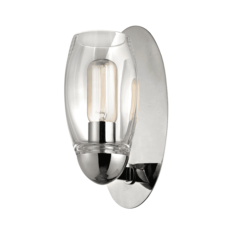 Hudson Valley Pamelia 11" Wall Sconce in Polished Nickel