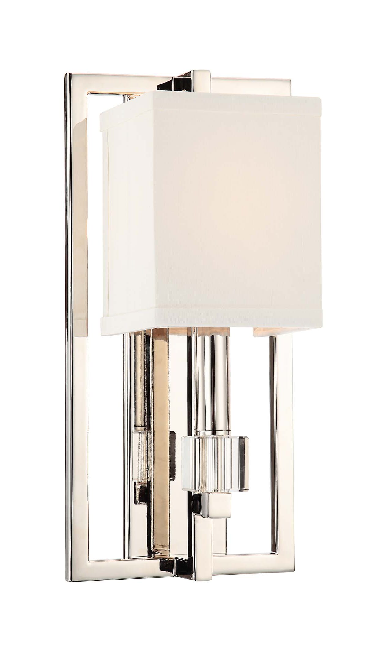 Hudson Valley Tioga 17" Wall Sconce in Polished Nickel