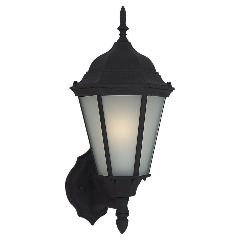 Sea Gull Bakersville 17" Outdoor Wall Light in Black