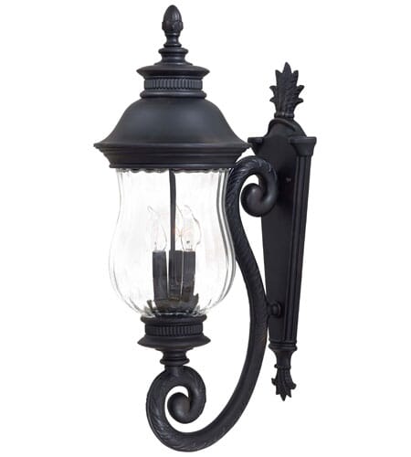 The Great Outdoors Newport 3-Light 28" Outdoor Wall Light in Heritage