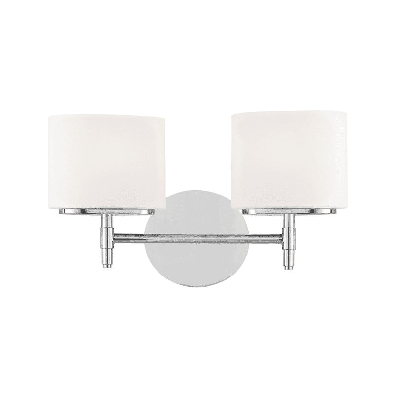 Hudson Valley Trinity 2-Light 14" Bathroom Vanity Light in Polished Chrome