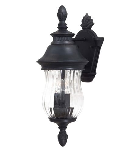 The Great Outdoors Newport 2-Light 18" Outdoor Wall Light in Heritage