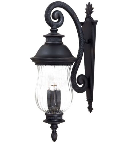 The Great Outdoors Newport 4-Light 34" Outdoor Wall Light in Heritage