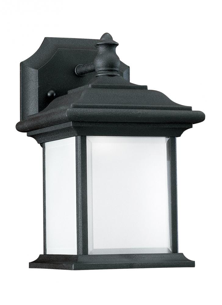 Sea Gull Wynfield 10" Outdoor Wall Light in Black