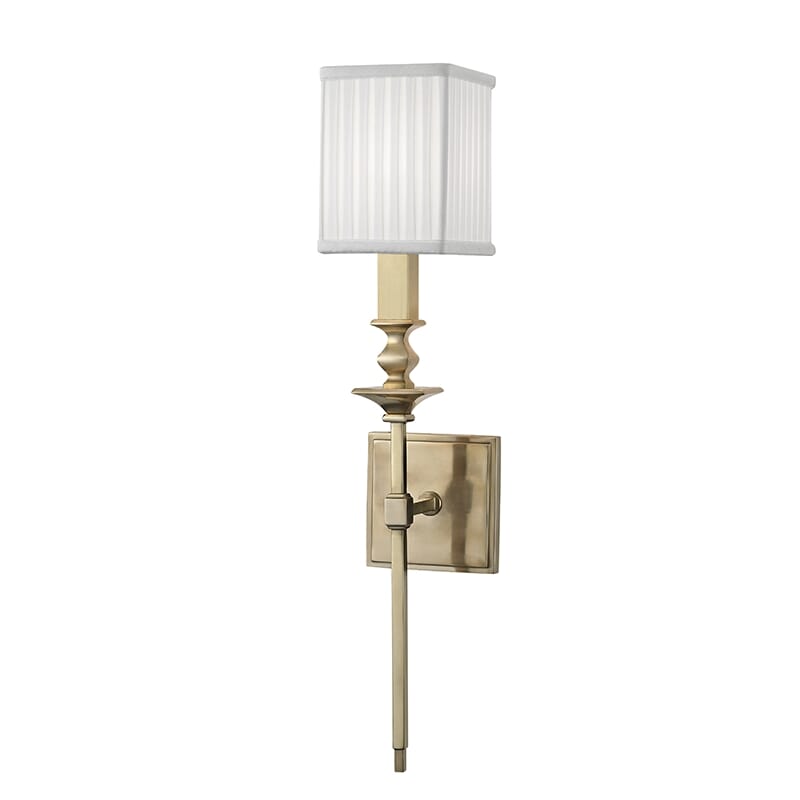 Hudson Valley Towson 22" Wall Sconce in Aged Brass