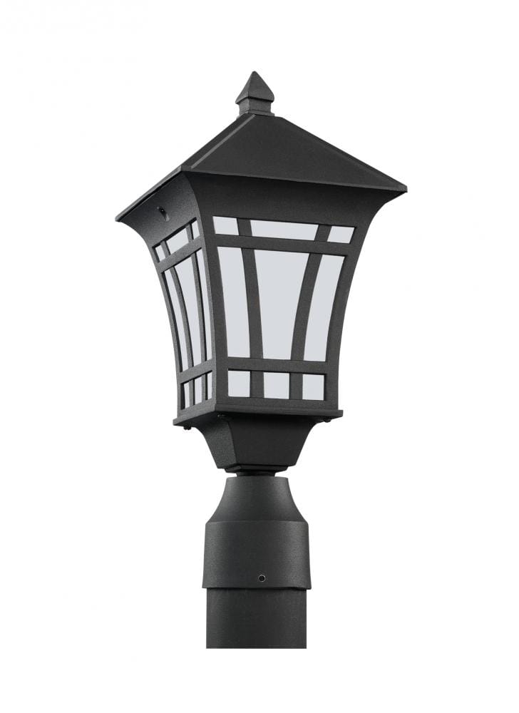 Sea Gull Herrington 17" Outdoor Post Light in Black